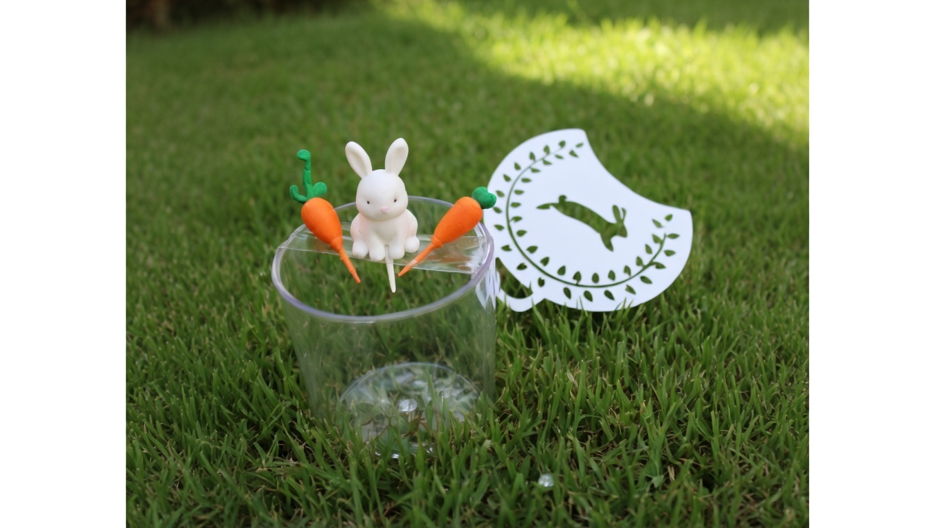 Kit Enfeite de Chimarrão "Coelhinho Fofo" 🐰🥕 - Imagem 2